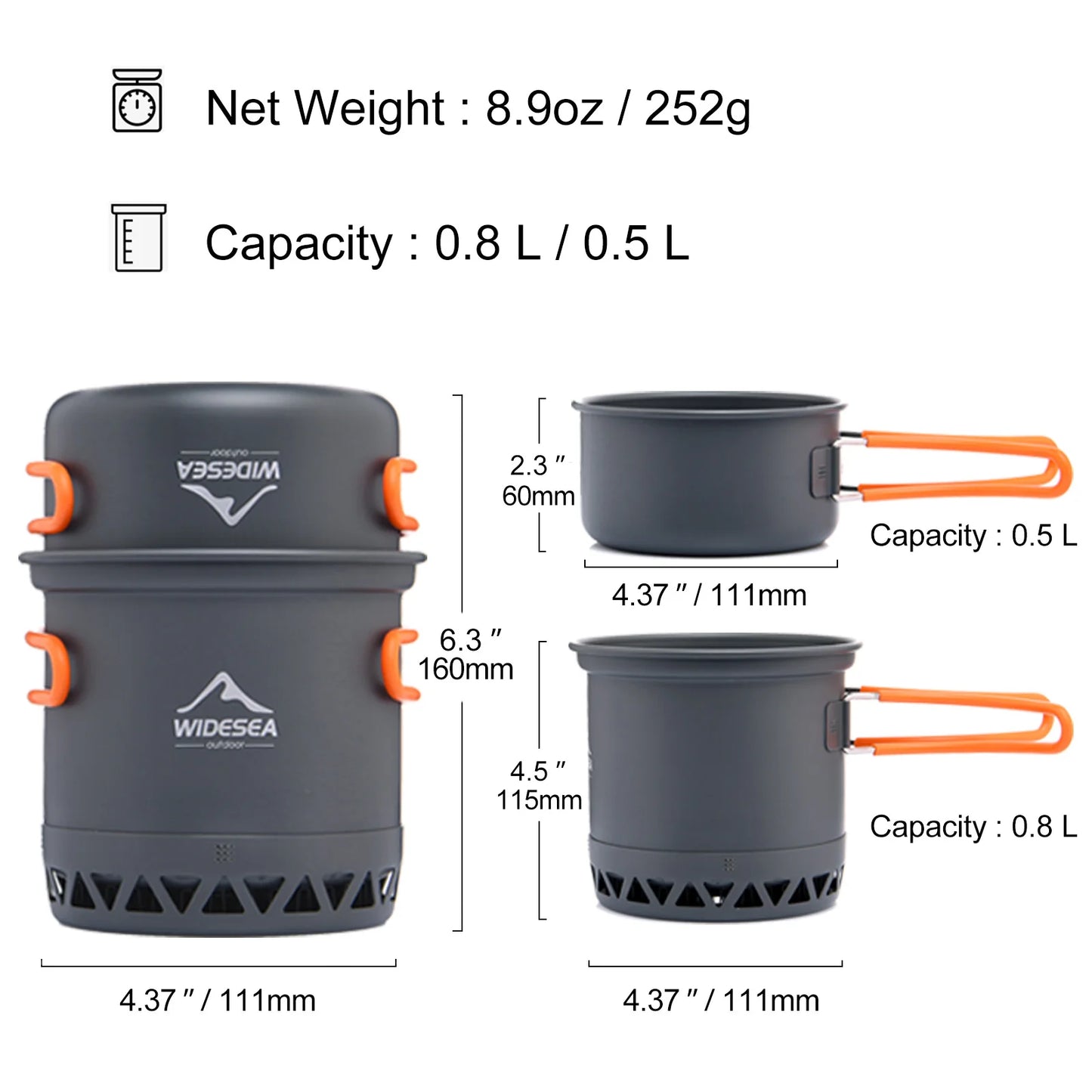 Outdoor Camping Cookware Set