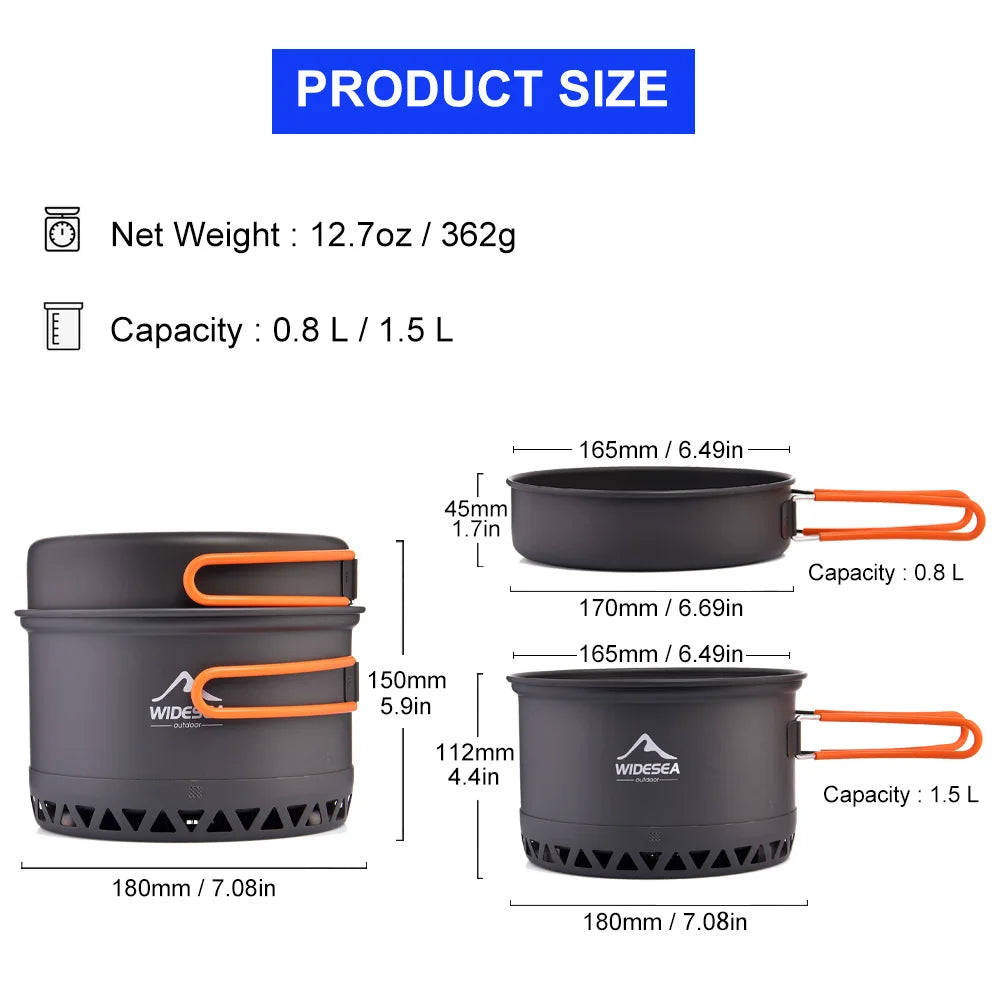 Outdoor Camping Cookware Set
