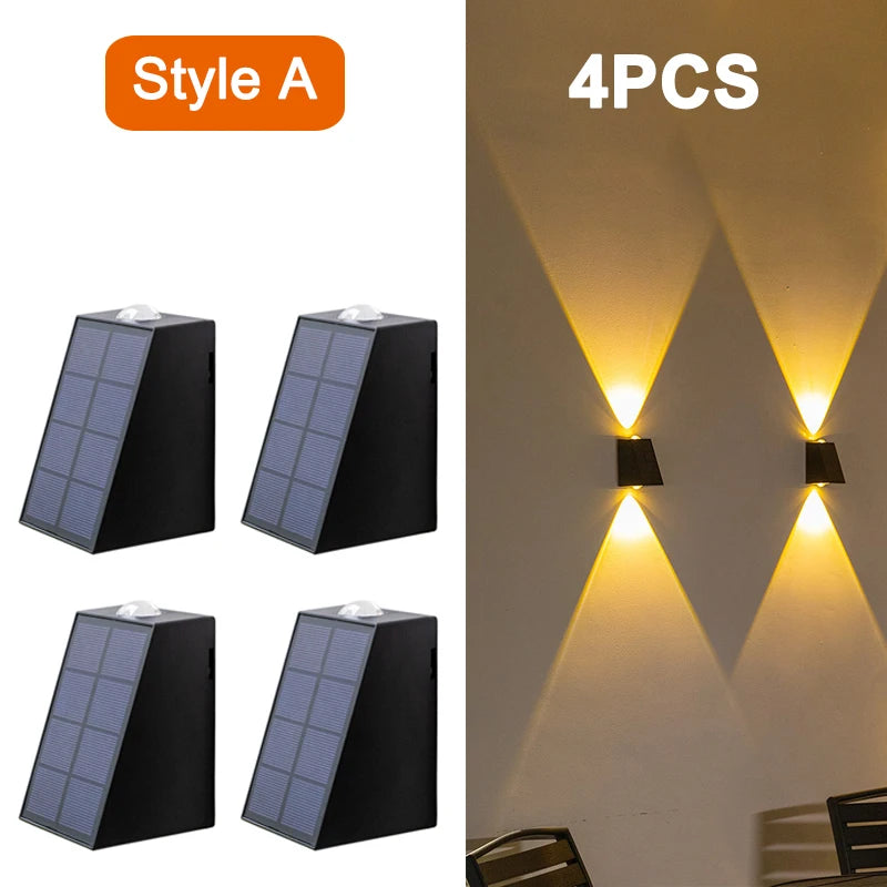 Solar LED Outdoor Wall Lights