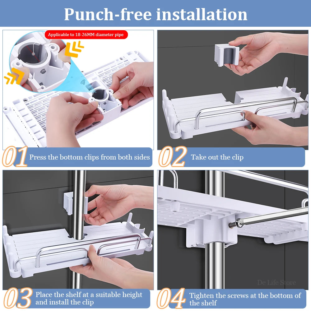 Extendable Shower Shelf