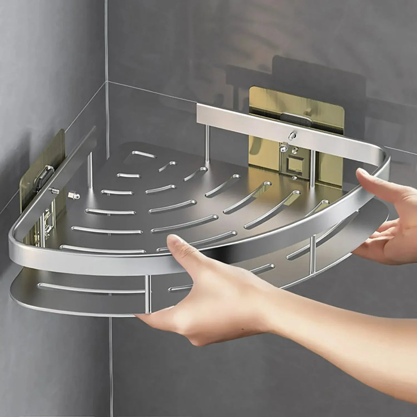 No-Drill Wall Rack