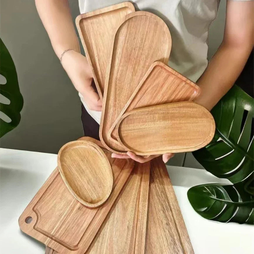 Solid Wood Serving Tray