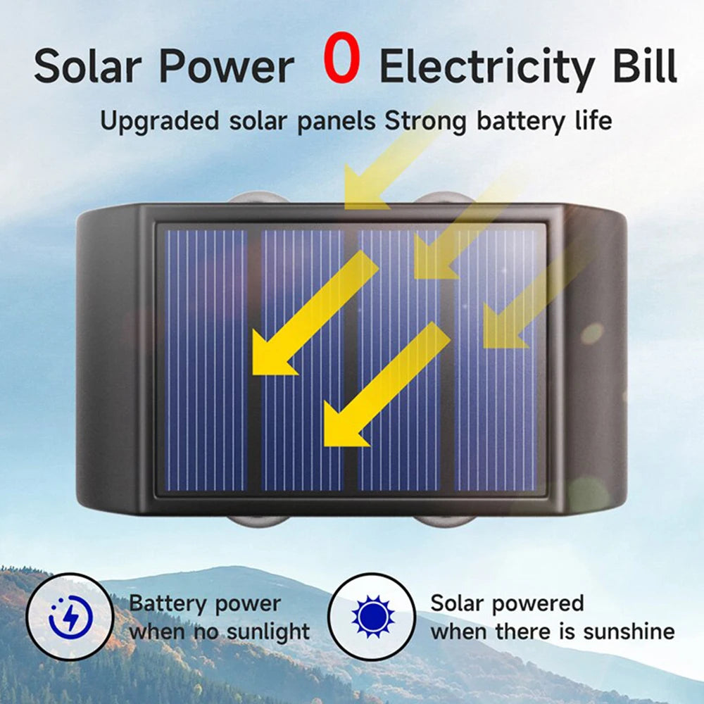 Waterproof Solar Wall Lamp