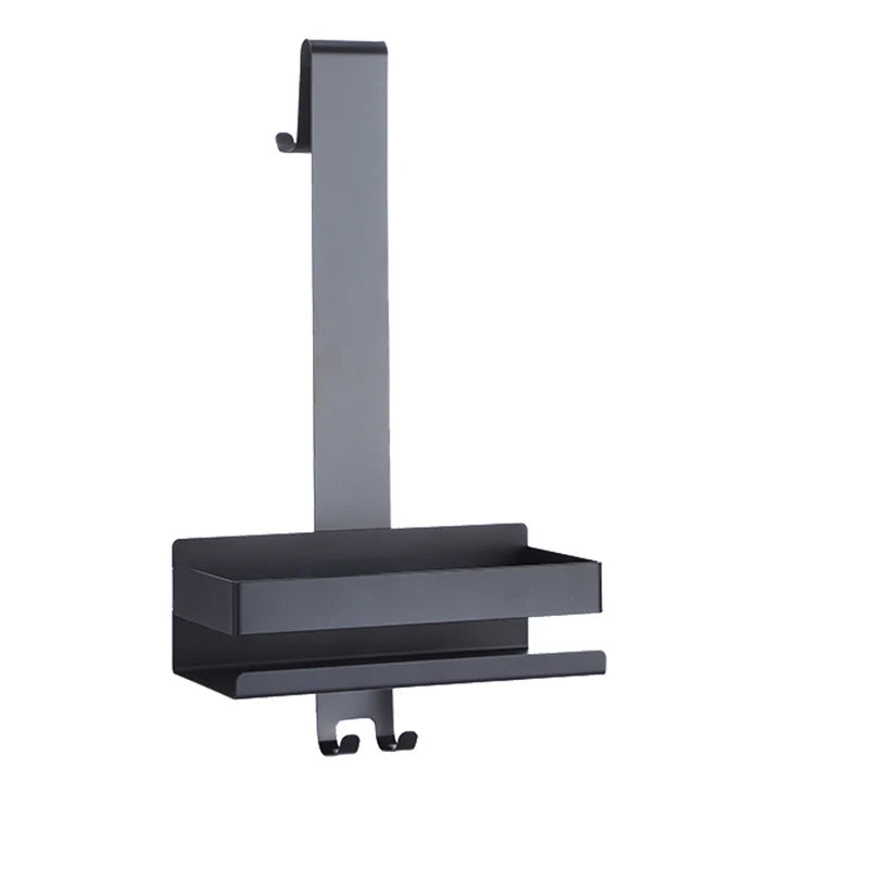 Movable No-Drill Bathroom Shelf