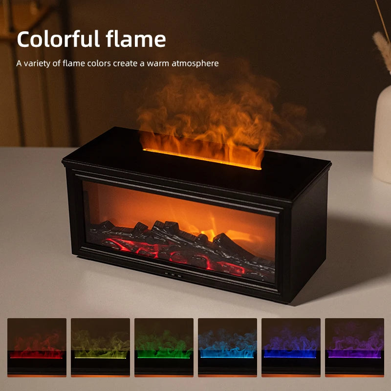 7-Color Flame Aroma Diffuser