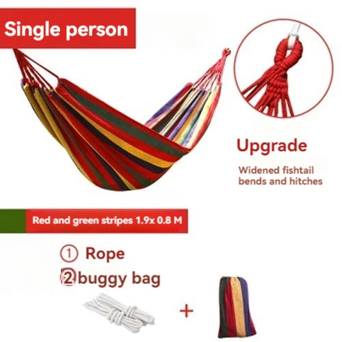 Canvas Camping Swing Hammock