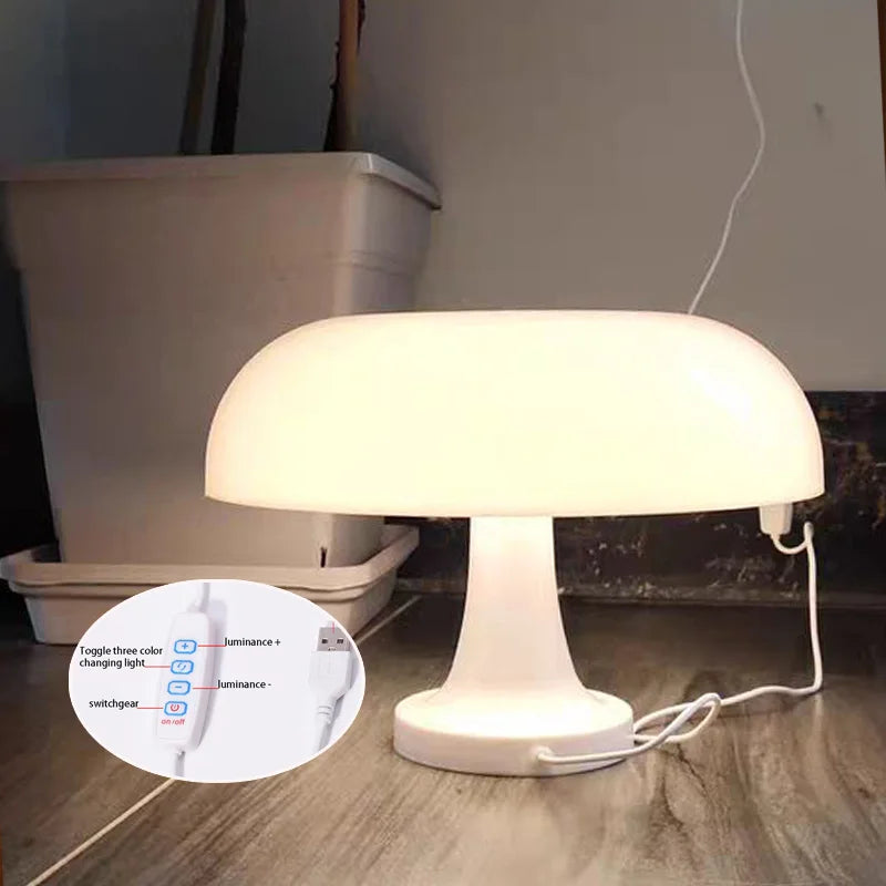 Modern Mushroom LED Table Lamp