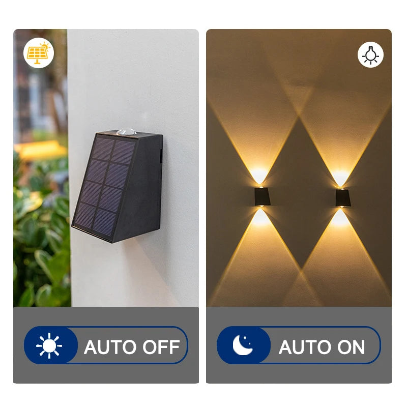 Solar LED Outdoor Wall Lights