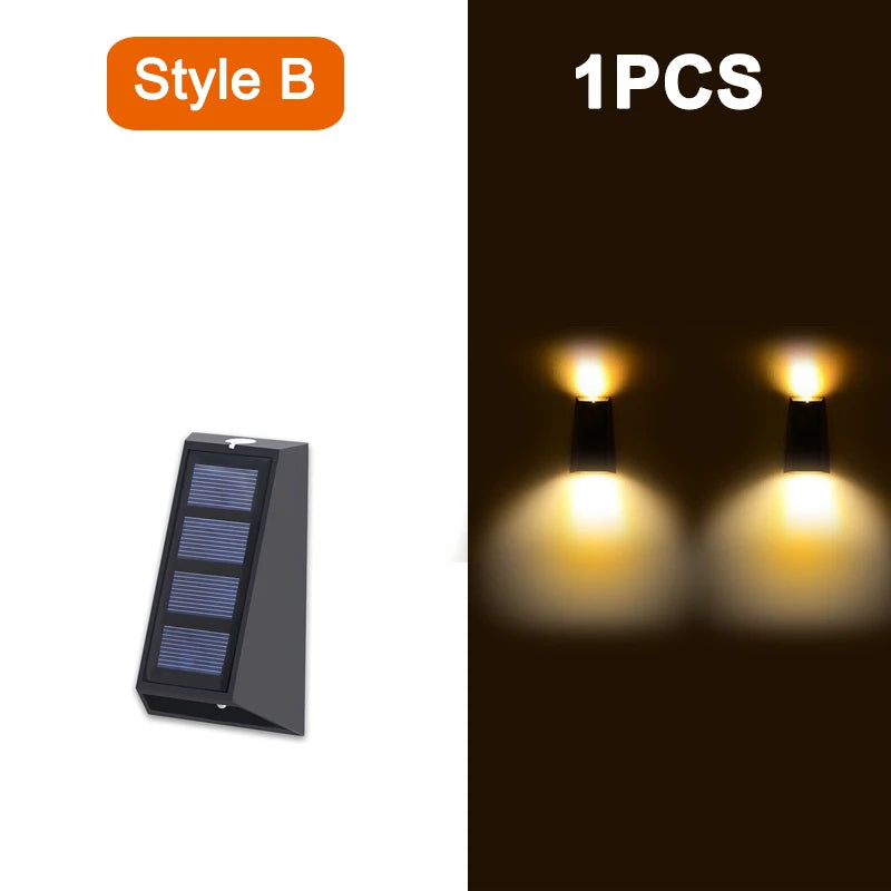 Solar LED Outdoor Wall Lights