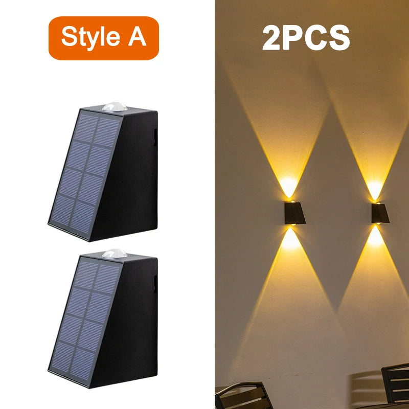 Solar LED Outdoor Wall Lights