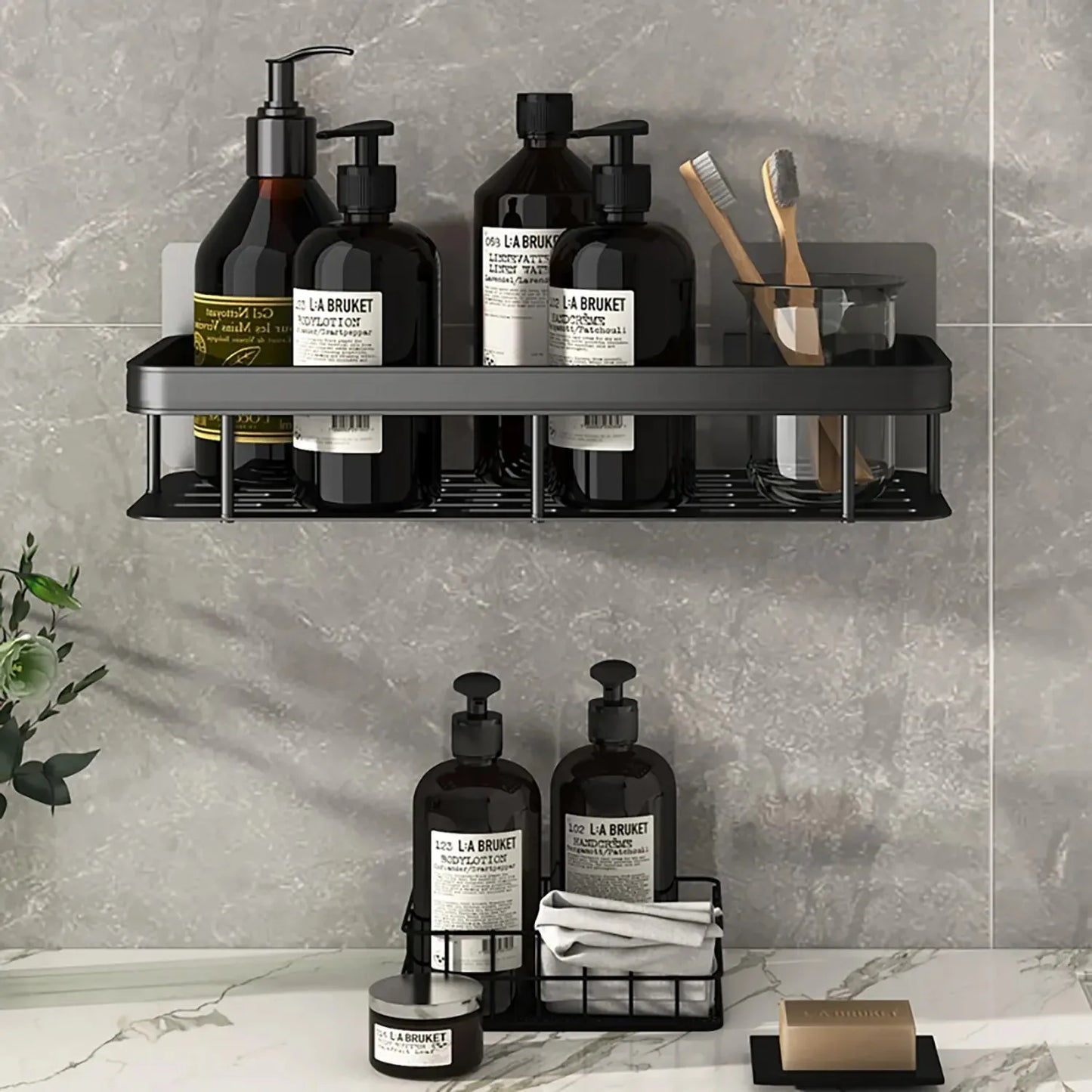 No-Drill Wall Rack