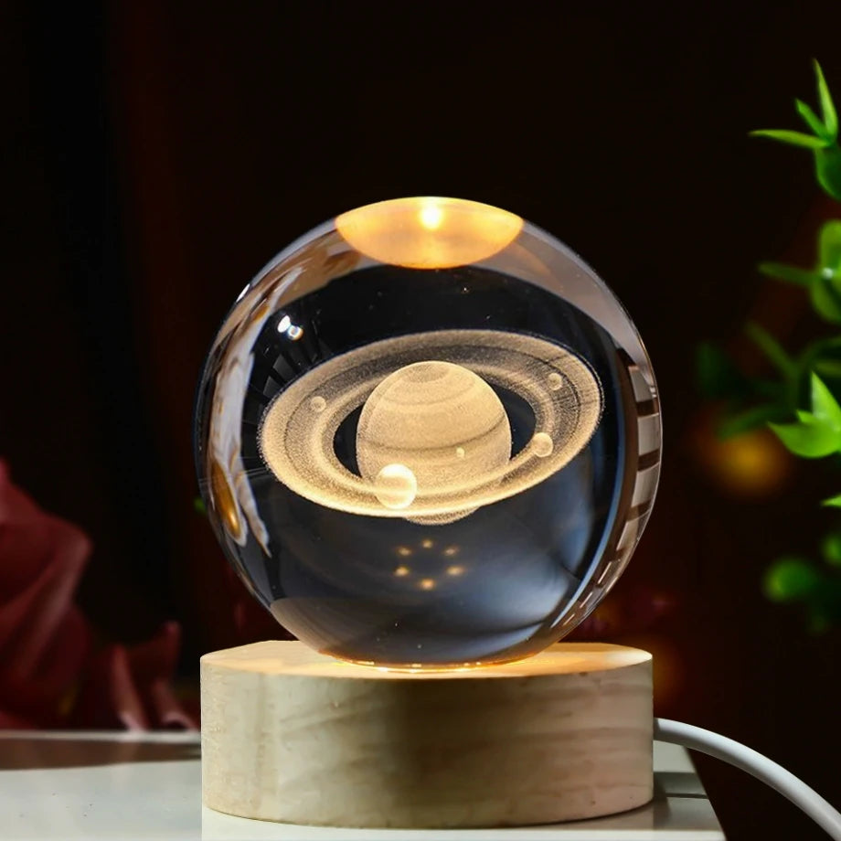 Galaxy Crystal Ball Night Light