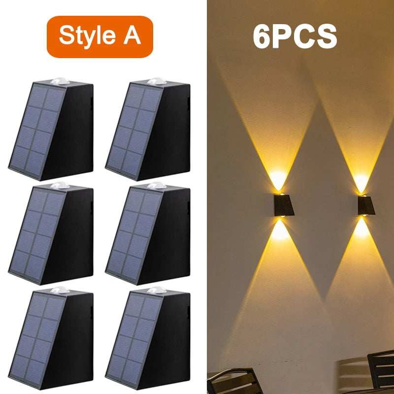 Solar LED Outdoor Wall Lights