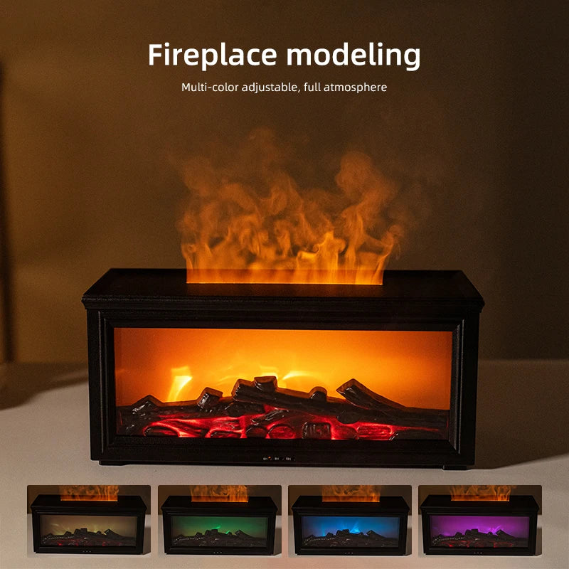 7-Color Flame Aroma Diffuser