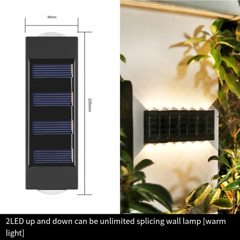 Waterproof Solar Wall Lamp