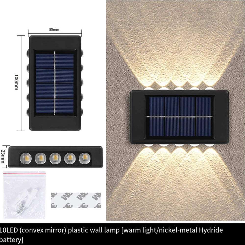 Waterproof Solar Wall Lamp