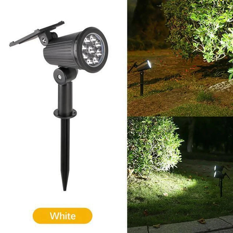 9-LED Solar Spot Lights
