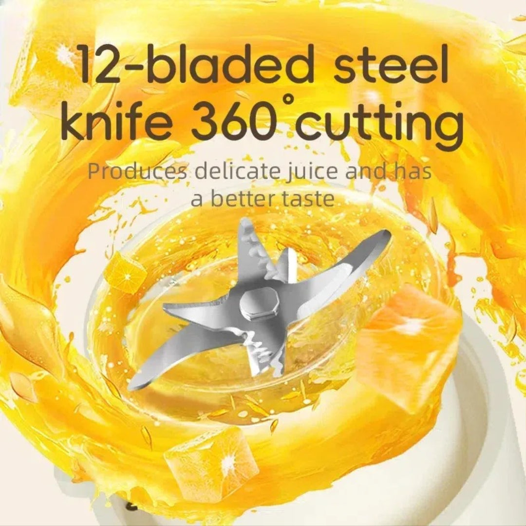 12-Blade Portable Electric Blender