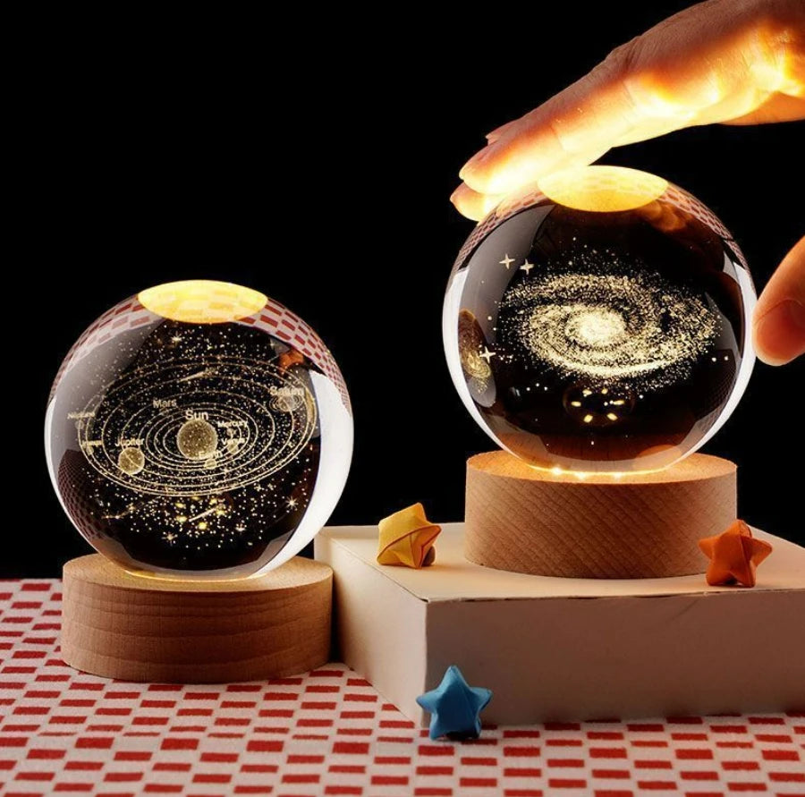 Galaxy Crystal Ball Night Light