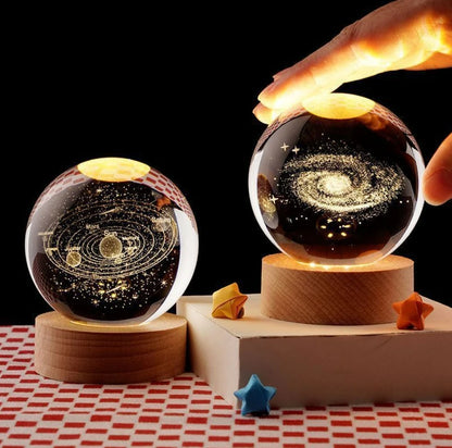Galaxy Crystal Ball Night Light