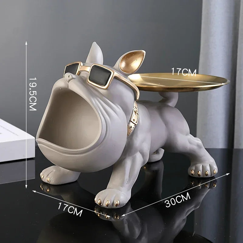 Resin Bulldog Statue