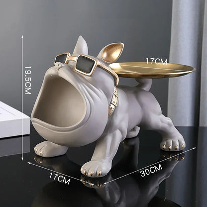 Resin Bulldog Statue