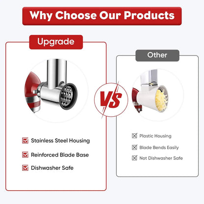 Stainless Steel Slicer Attachment