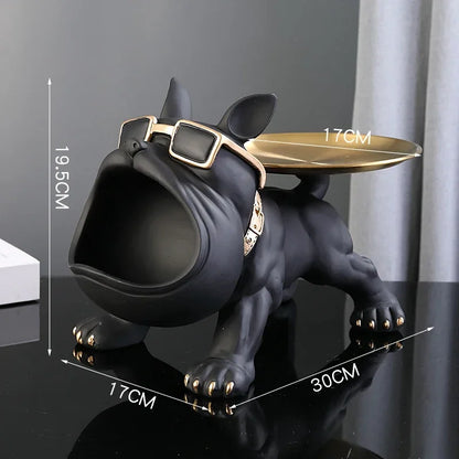 Resin Bulldog Statue