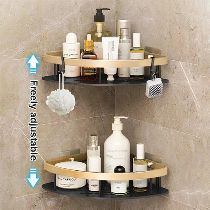 No-Drill Bathroom Shelf