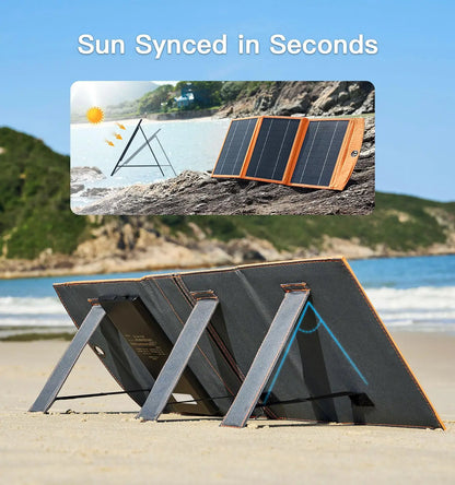 30W Solar Panel 10000mah btttery full system kit Foldable and portable Outdoor power bank for outdoor RV camping mobile phones