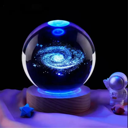 Galaxy Crystal Ball Night Light