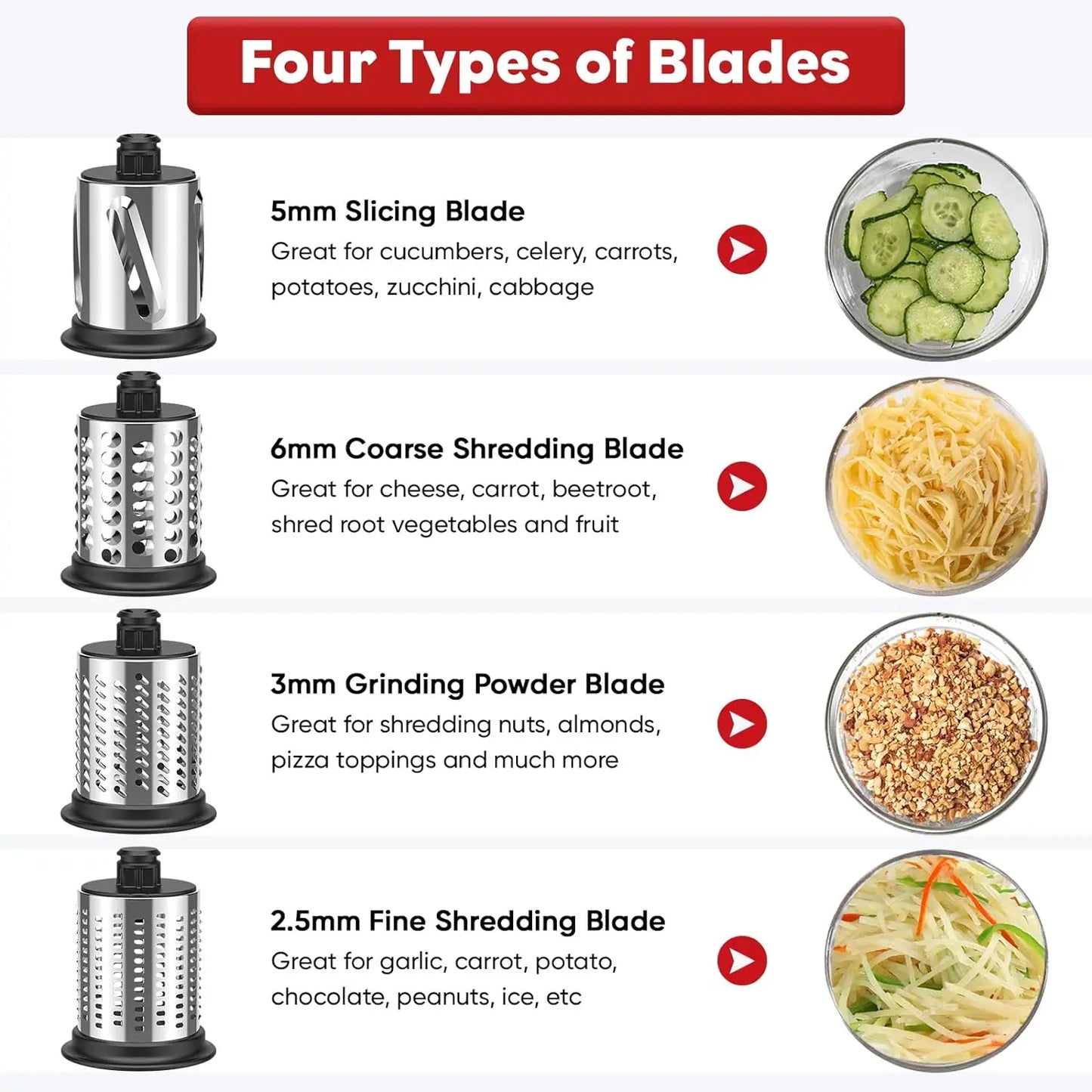 Stainless Steel Slicer Attachment