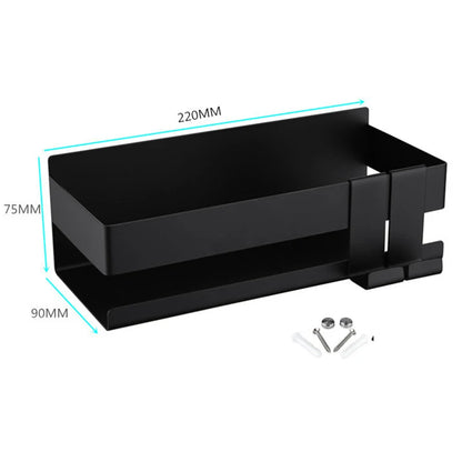 Movable No-Drill Bathroom Shelf