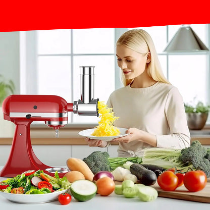 Stainless Steel Slicer Attachment