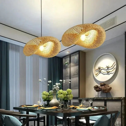 Handmade Bamboo Pendant Light