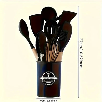 12-Piece Silicone Kitchen Utensils Set