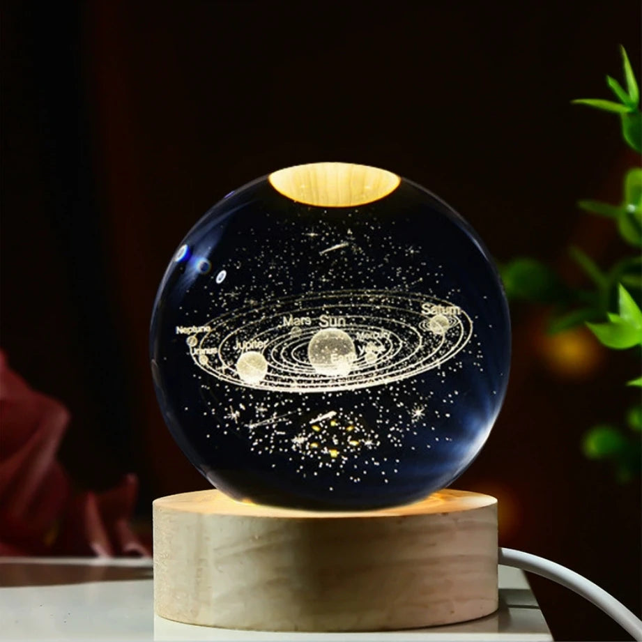 Galaxy Crystal Ball Night Light