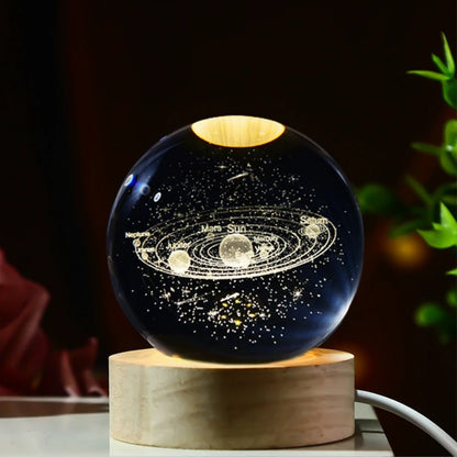 Galaxy Crystal Ball Night Light