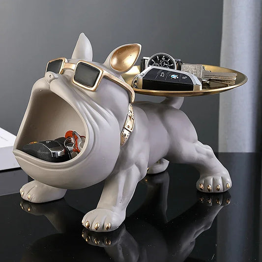 Resin Bulldog Statue