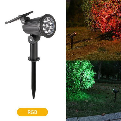 9-LED Solar Spot Lights