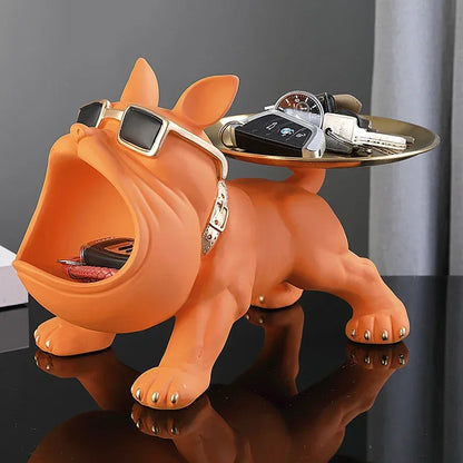 Resin Bulldog Statue