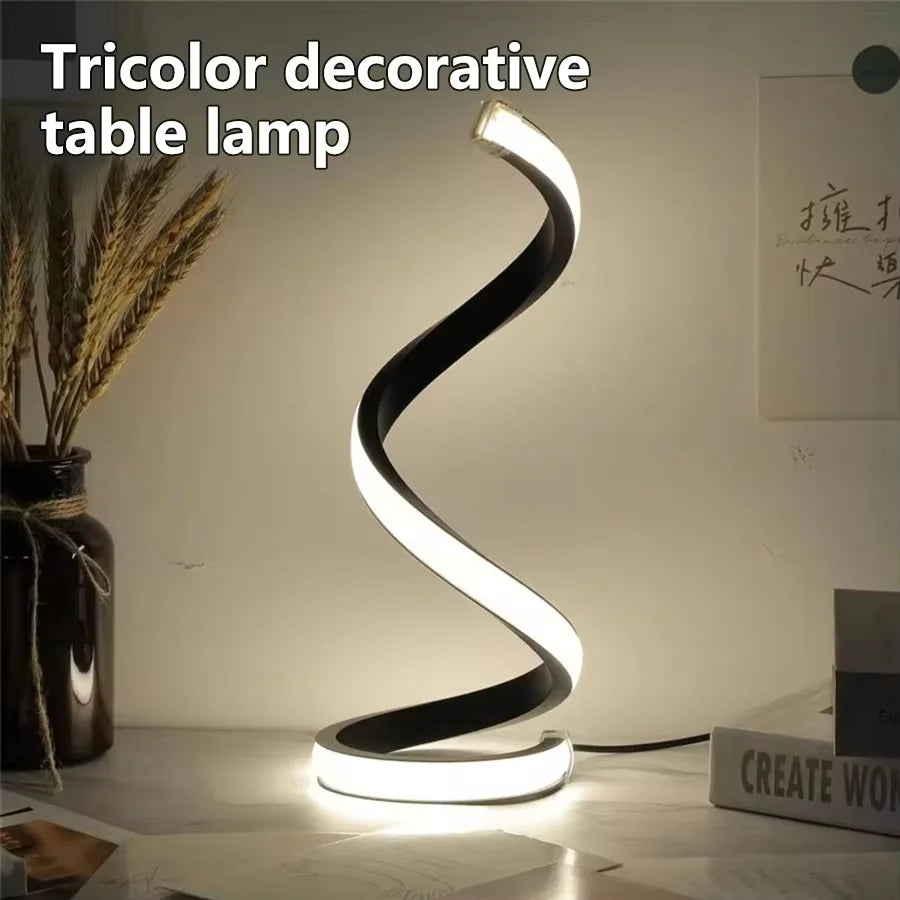 Spiral LED Night Lamp