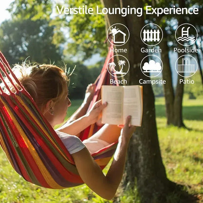 Canvas Camping Swing Hammock