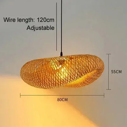 Handmade Bamboo Pendant Light