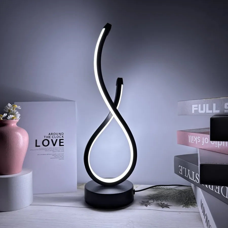Spiral LED Night Lamp