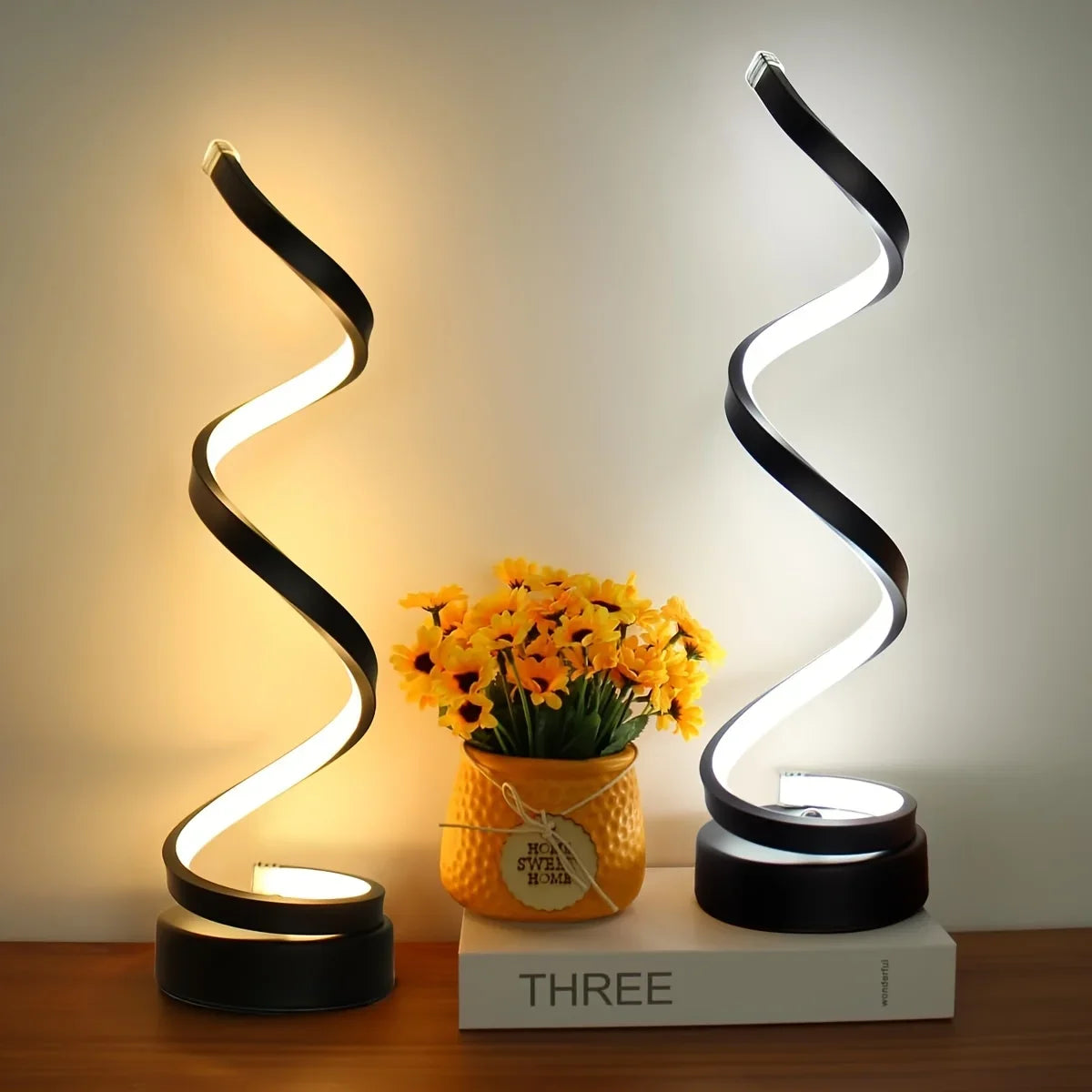 Spiral LED Night Lamp