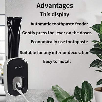 Wall-Mounted Toothpaste Dispenser