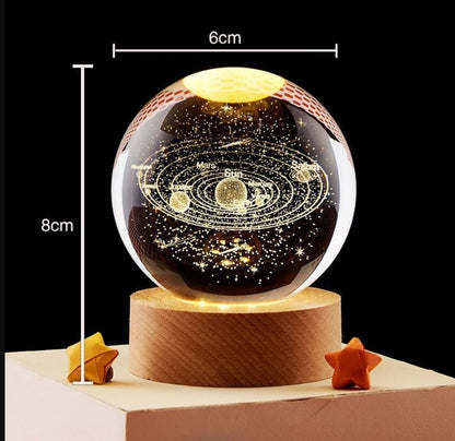 Galaxy Crystal Ball Night Light